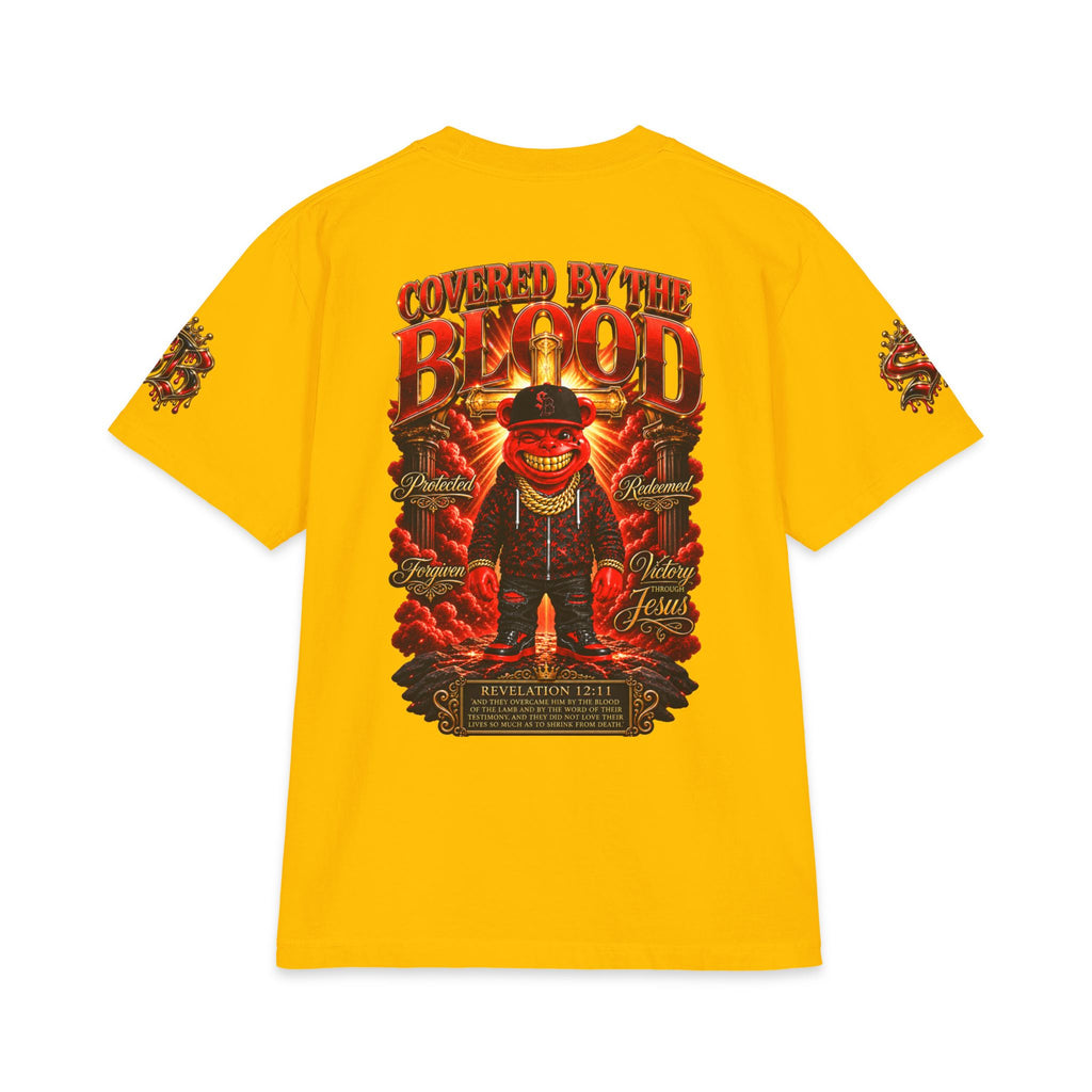 Covered by the Blood | SCUMMIEBEARZ™ Shaka Wear Heavyweight Tee