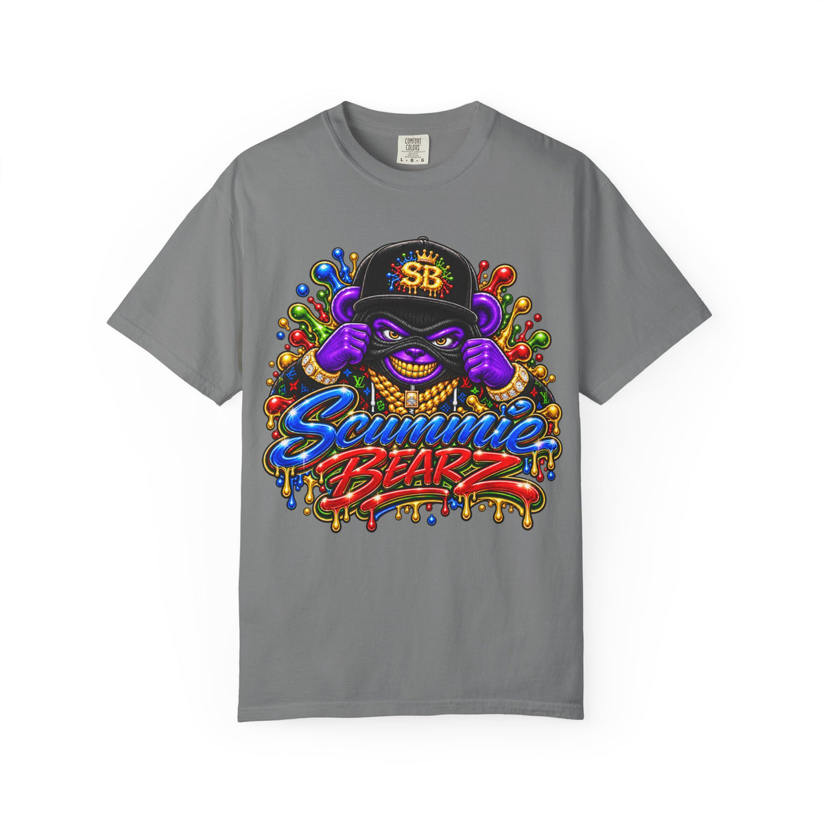 Unisex Garment-Dyed T-shirt-WHERE IS DA DRIVER?-SCUMMIEBEARZ™️