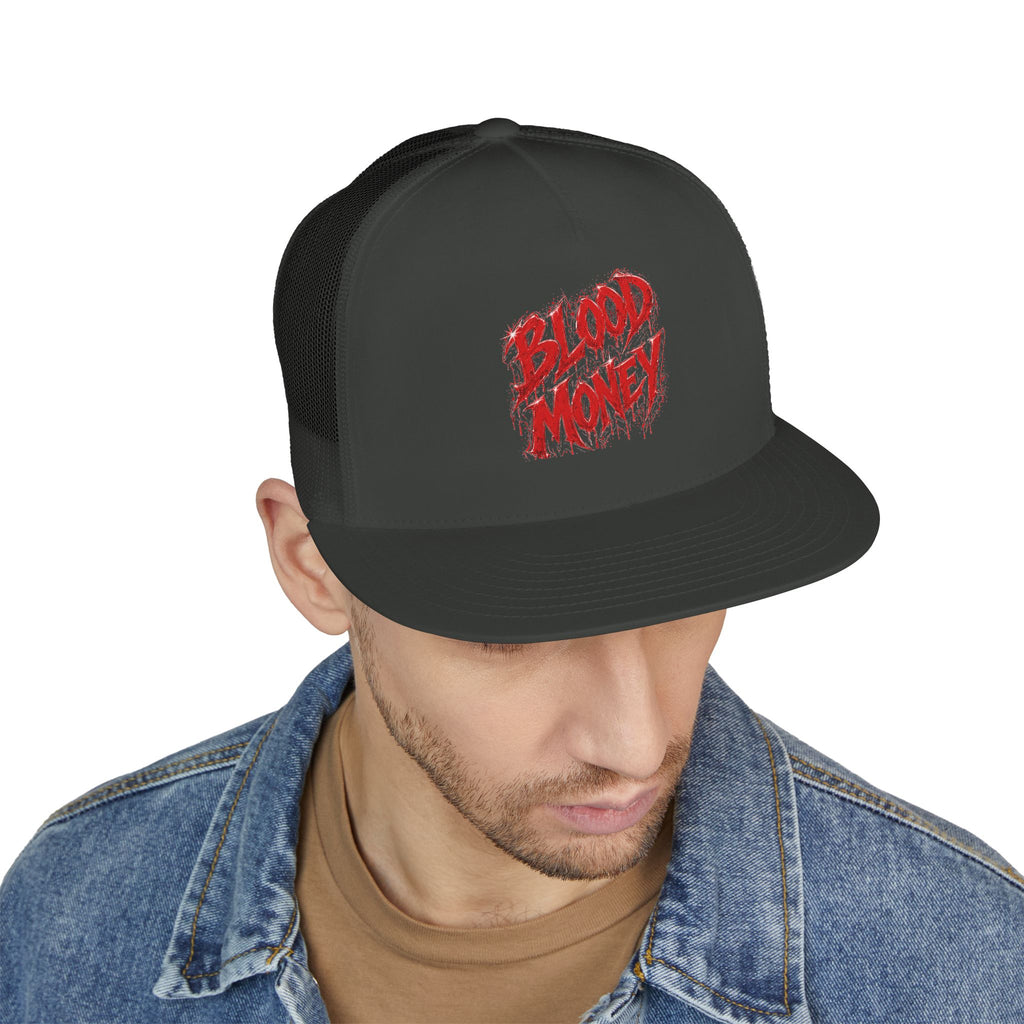 5 Panel Trucker Cap-BLOOD MONEY-SCUMMIEBEARZ™