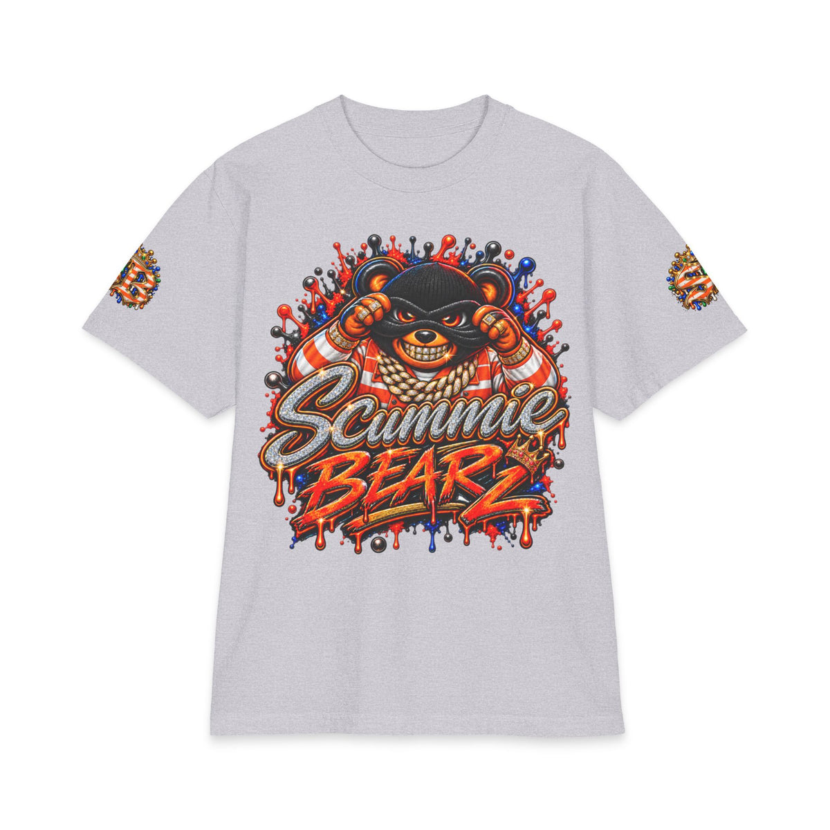 Stress Box — Alternate Logo Layout | SCUMMIEBEARZ™ Shaka Wear Heavyweight Tee