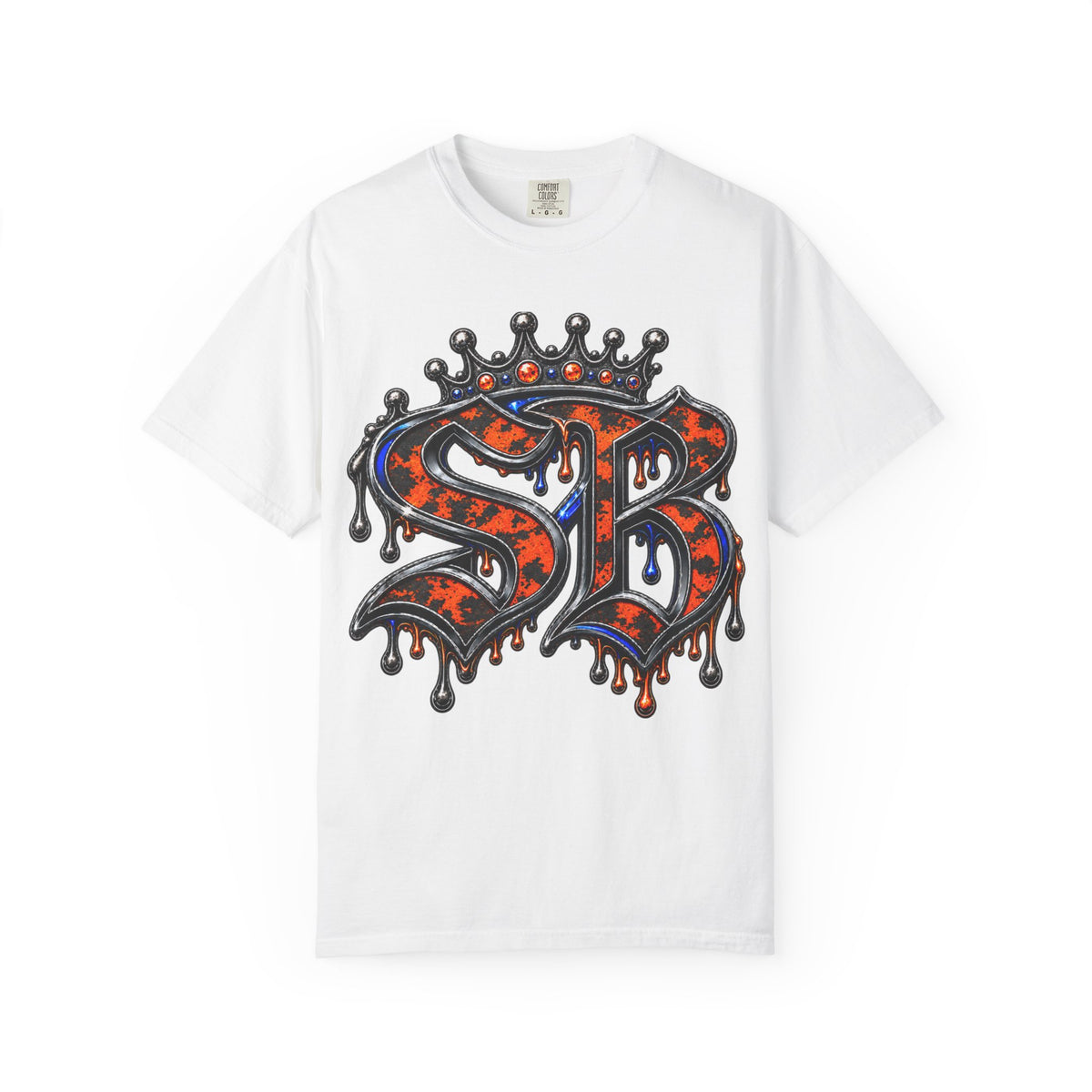 Unisex Garment-Dyed T-SHIRT- POCKET CHECK/SB LOGO-SCUMMIEBEARZ™