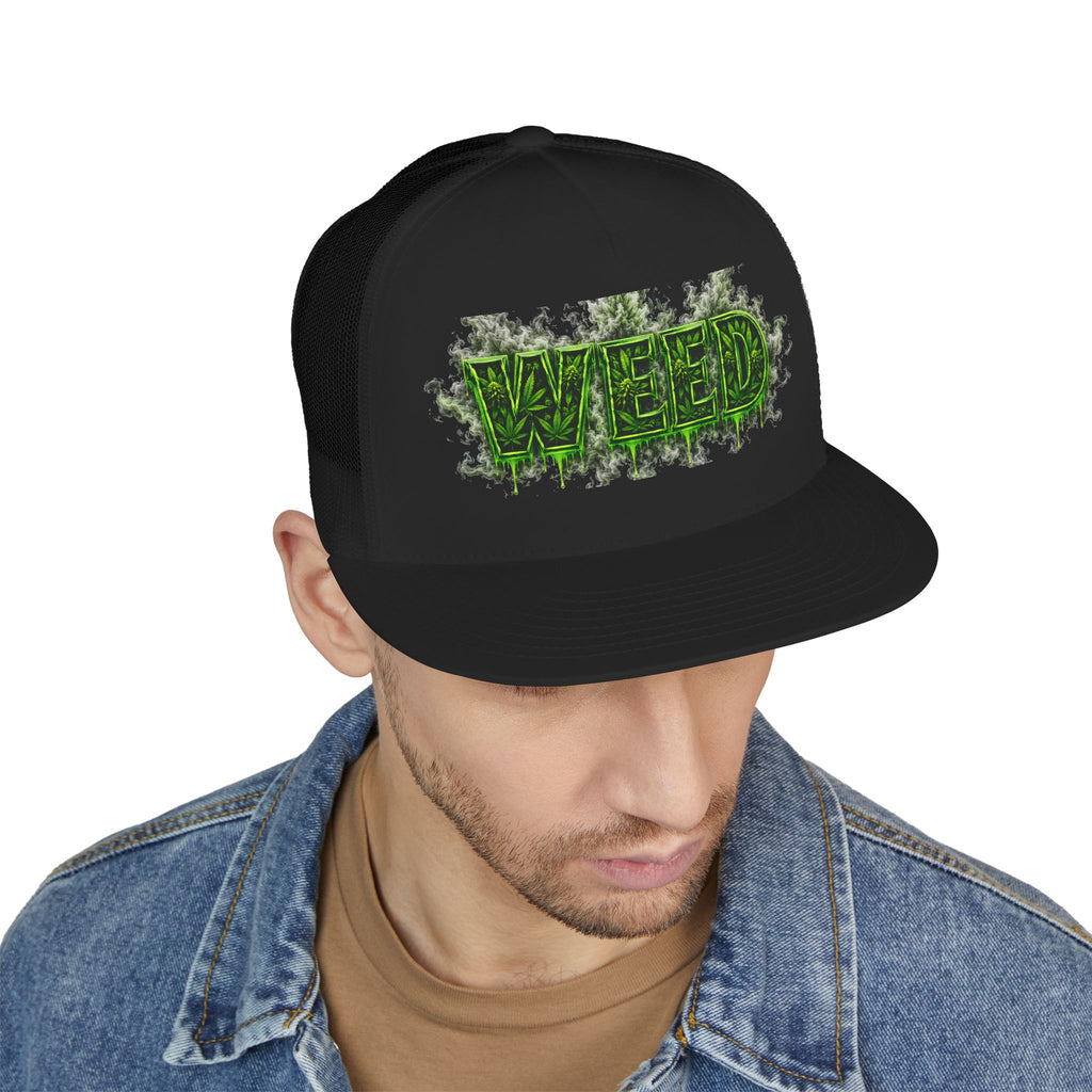 5 Panel Trucker CAP-WEED -SCUMMIEBEARZ™