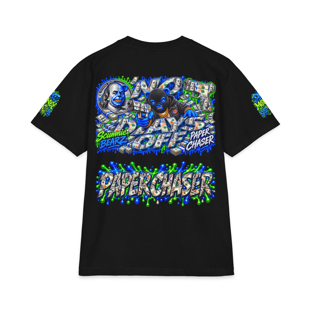 No Days Off Green Remix | SCUMMIEBEARZ™ Shaka Wear Heavyweight Tee