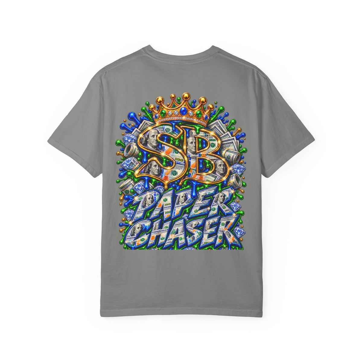 Comfort color 1717- "Paper Chaser" Graphic T-Shirt wha-SCUMMIEBEARZ™️