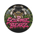 SCUMMIEBEARZ P.M.W ( P***y Money Weed) Logo Round Rug