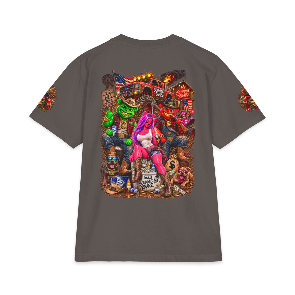Mr. Green | SCUMMIEBEARZ™ Shaka Wear Heavyweight Tee