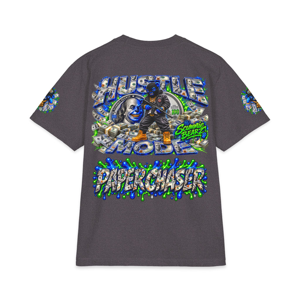 Hustle Mode, Green Remix | SCUMMIEBEARZ™ Shaka Wear Heavyweight Tee