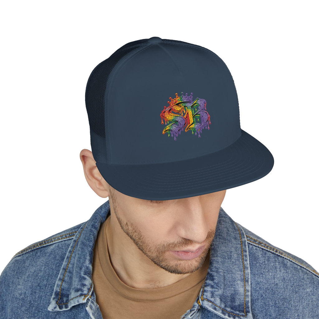5 Panel Trucker Cap-RAINBOW SB LOGO-SCUMMIEBEARZ™️