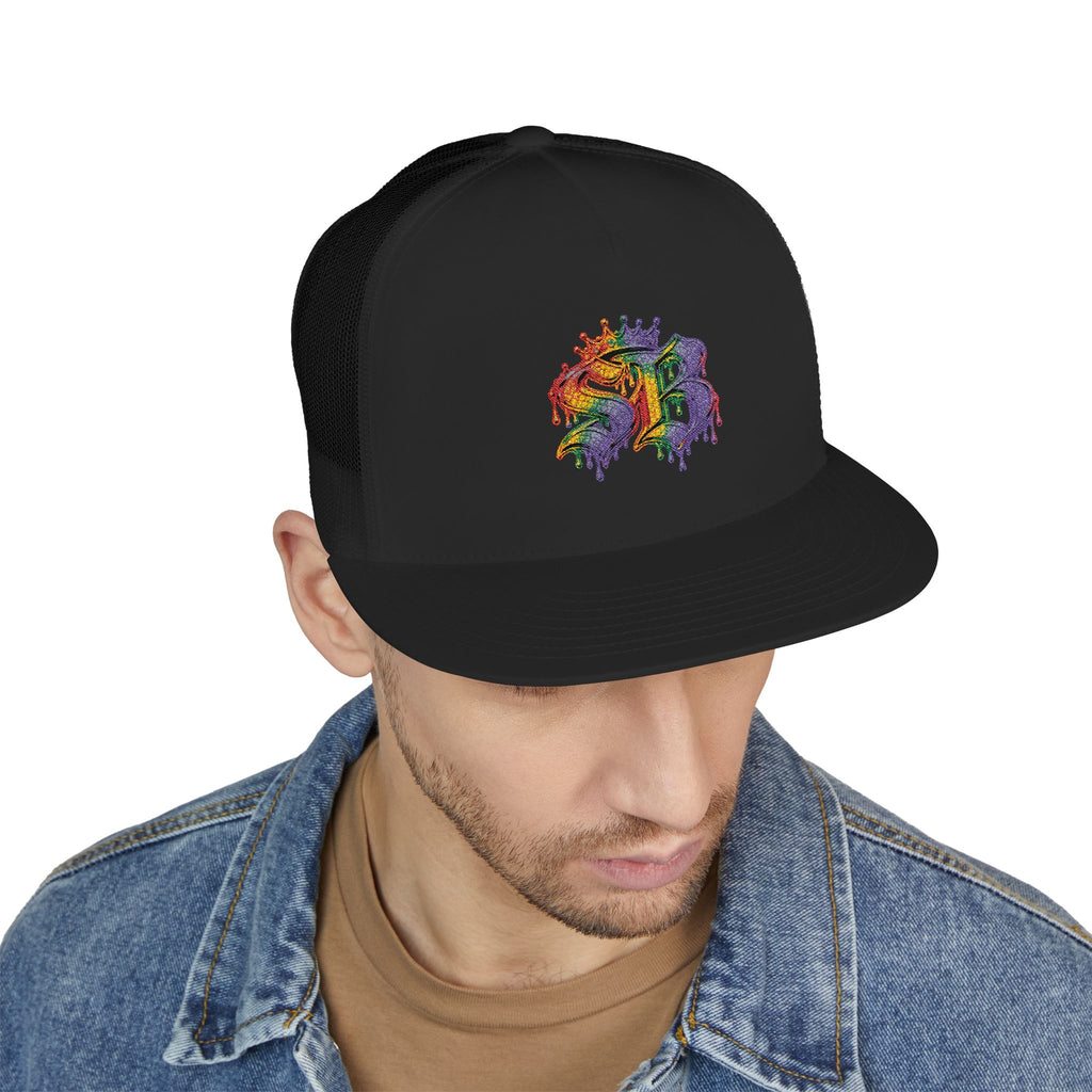 5 Panel Trucker Cap-RAINBOW SB LOGO-SCUMMIEBEARZ™️