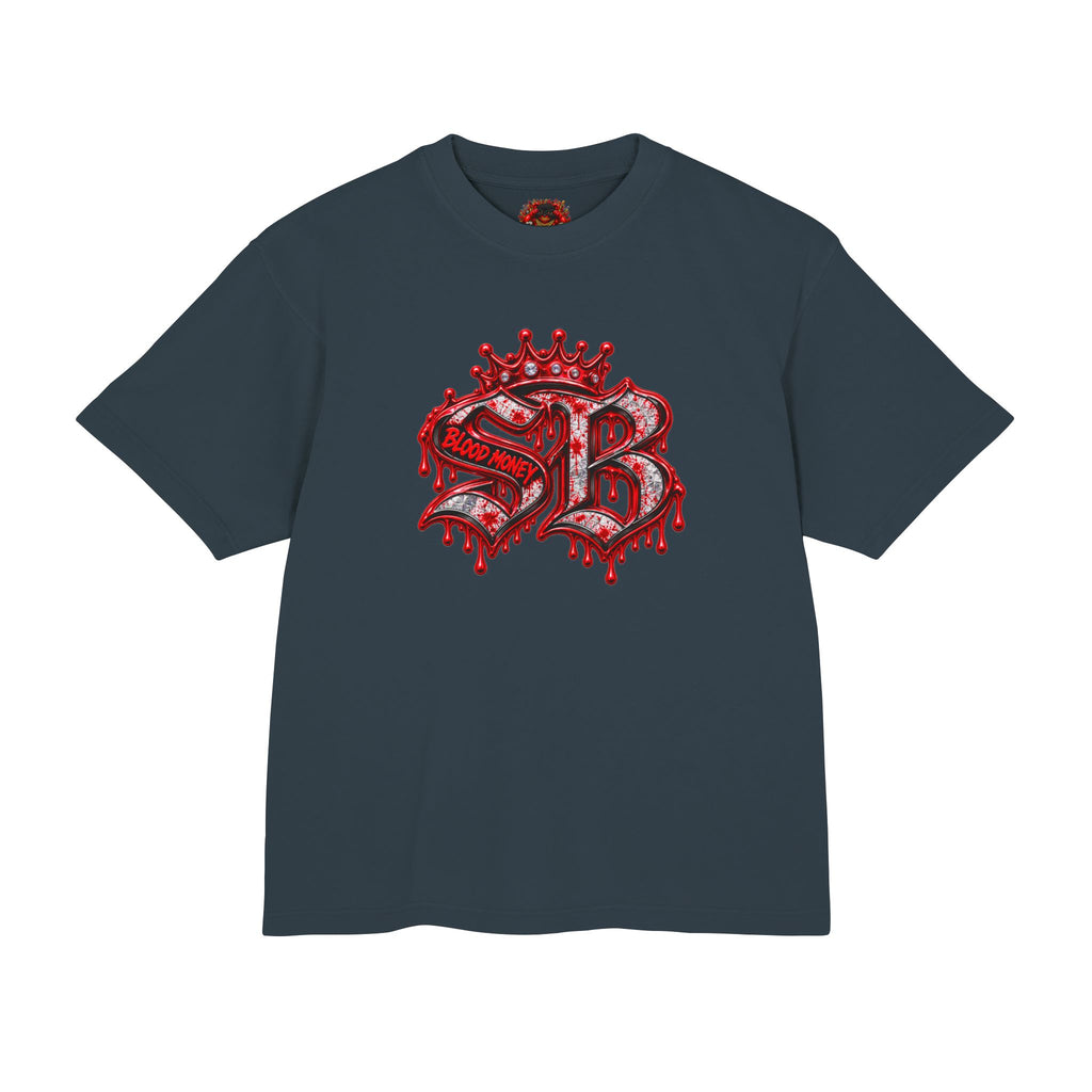 Unisex Urban Heavy Tee-BLOOD MONEY — MONEY, PRESSURE & STREET LOYALTY 🩸💵🔥-SCUMMIEBEARZ™️