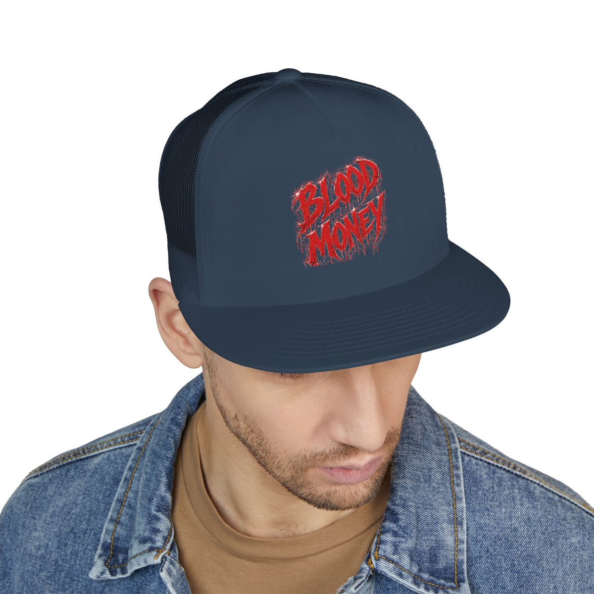5 Panel Trucker Cap-BLOOD MONEY-SCUMMIEBEARZ™