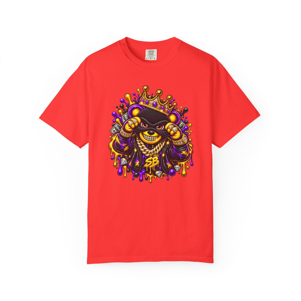 Unisex Garment-Dyed T-shirt-what you need i got it/ WHAT YOU NEED i GOT IT/CROWN MASK LOGO-SCUMMIEBEARZ™️