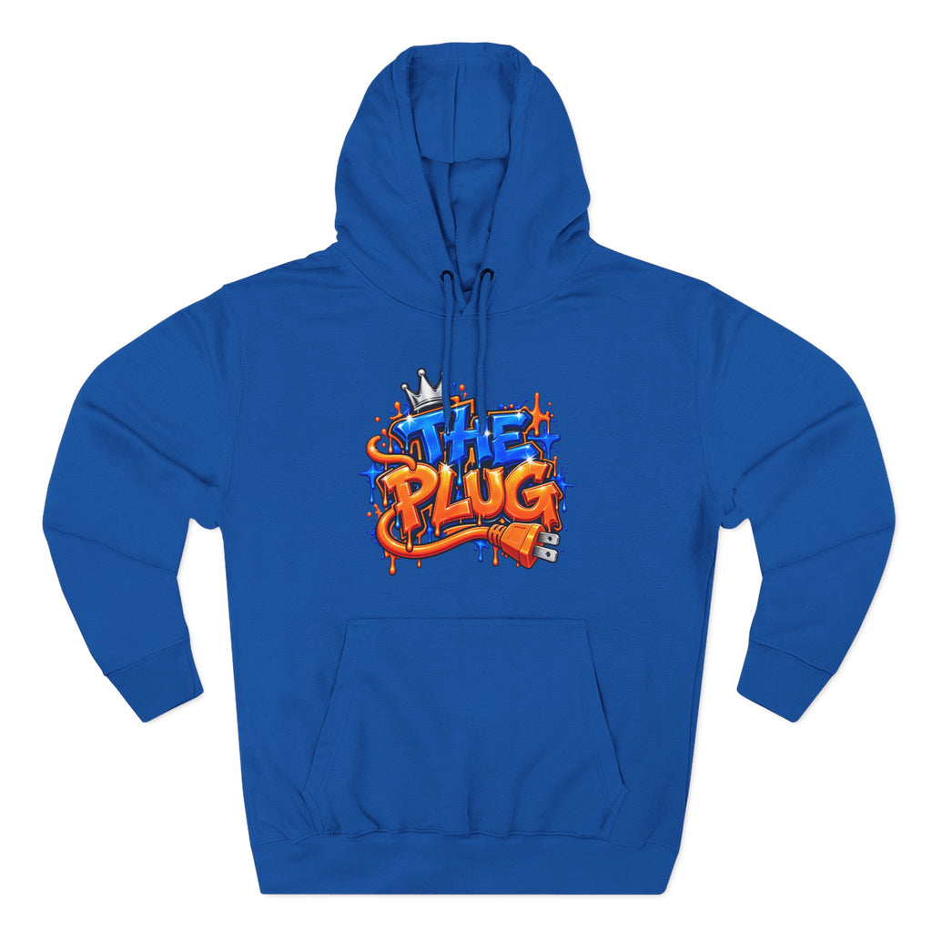 Three-Panel Fleece Hoodie-THE PLUG-SCUMMIEBEARZ™️
