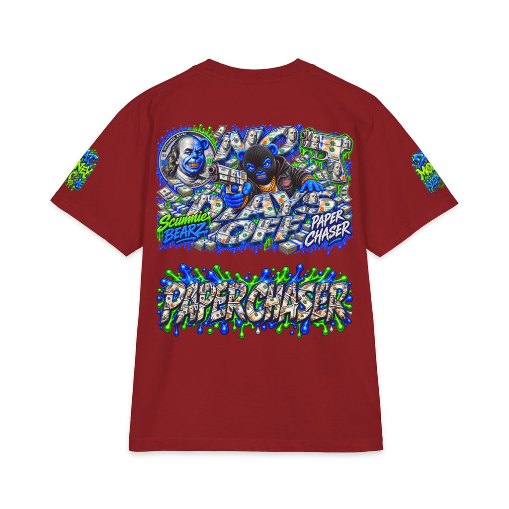 No Days Off Green Remix | SCUMMIEBEARZ™ Shaka Wear Heavyweight Tee