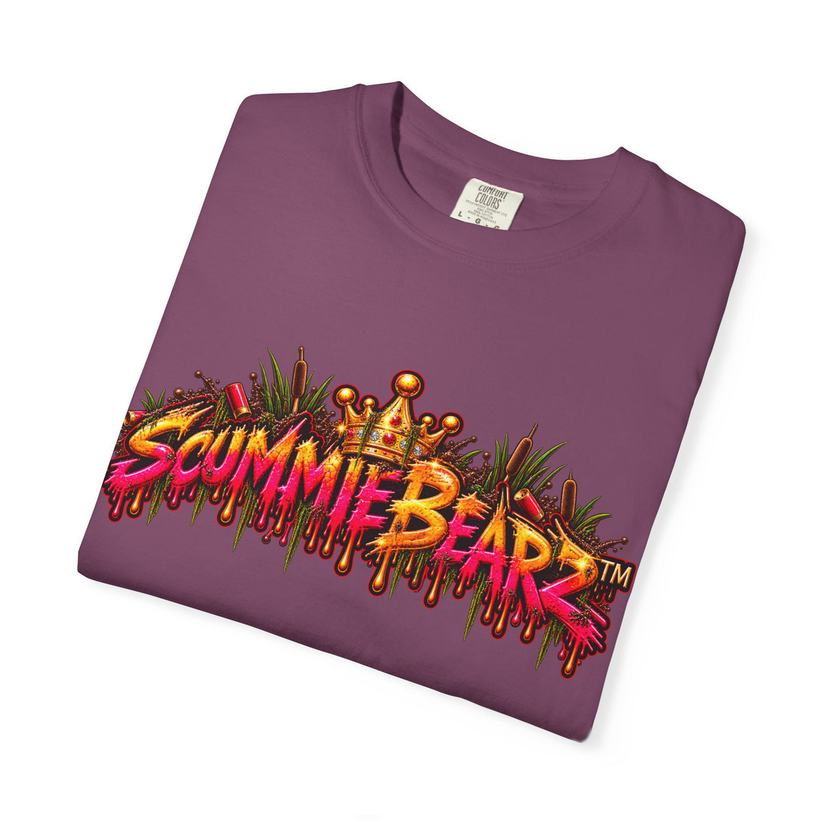 Unisex Garment-Dyed T-shirt-BABE I THINK I GOT A MONSTER-SCUMMIEBEARZ™️