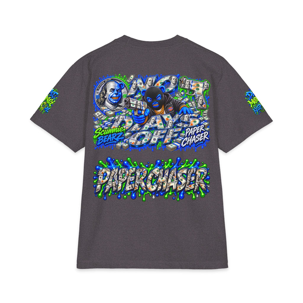 No Days Off Green Remix | SCUMMIEBEARZ™ Shaka Wear Heavyweight Tee