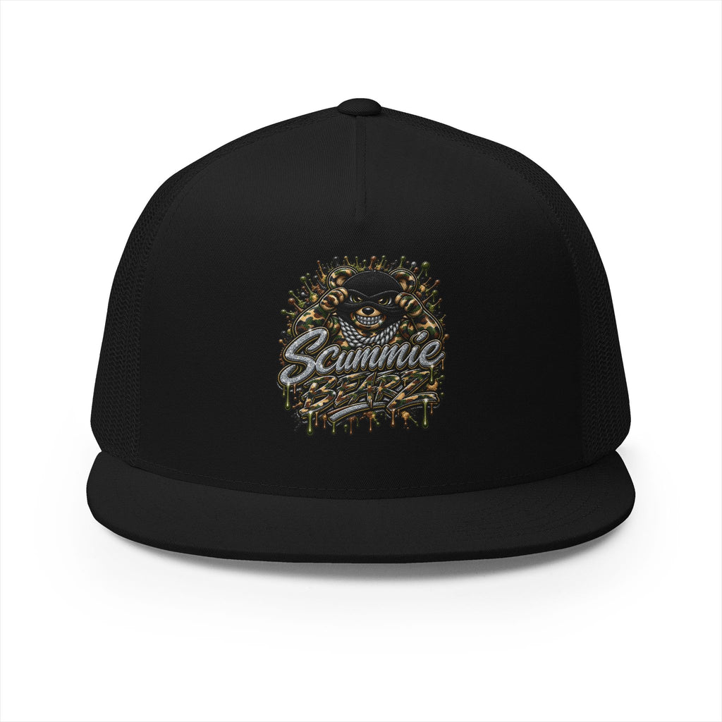 5 Panel Trucker CAP-CAMOUFLAGE MASK LOGO-SCUMMIEBEARZ™