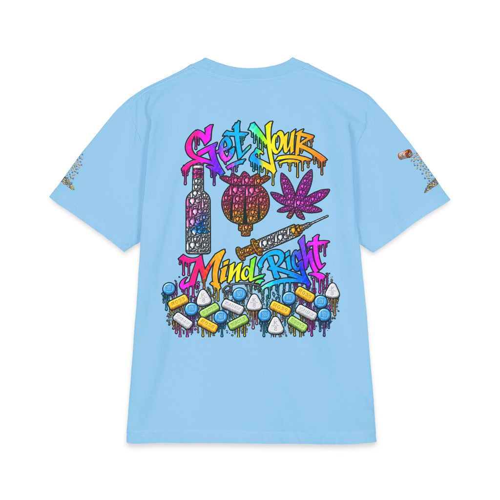 Get Your Mind Right — Multicolor Remix | SCUMMIEBEARZ™ Shaka Wear Heavyweight Tee