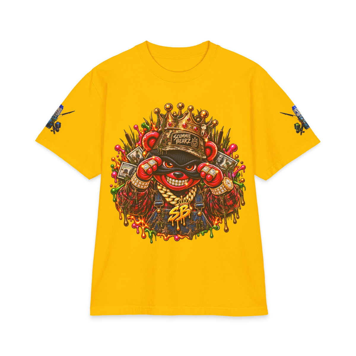 Unisex Max Heavyweight Short Sleeve-REBEL FORD-SCUMMIEBEARZ™️