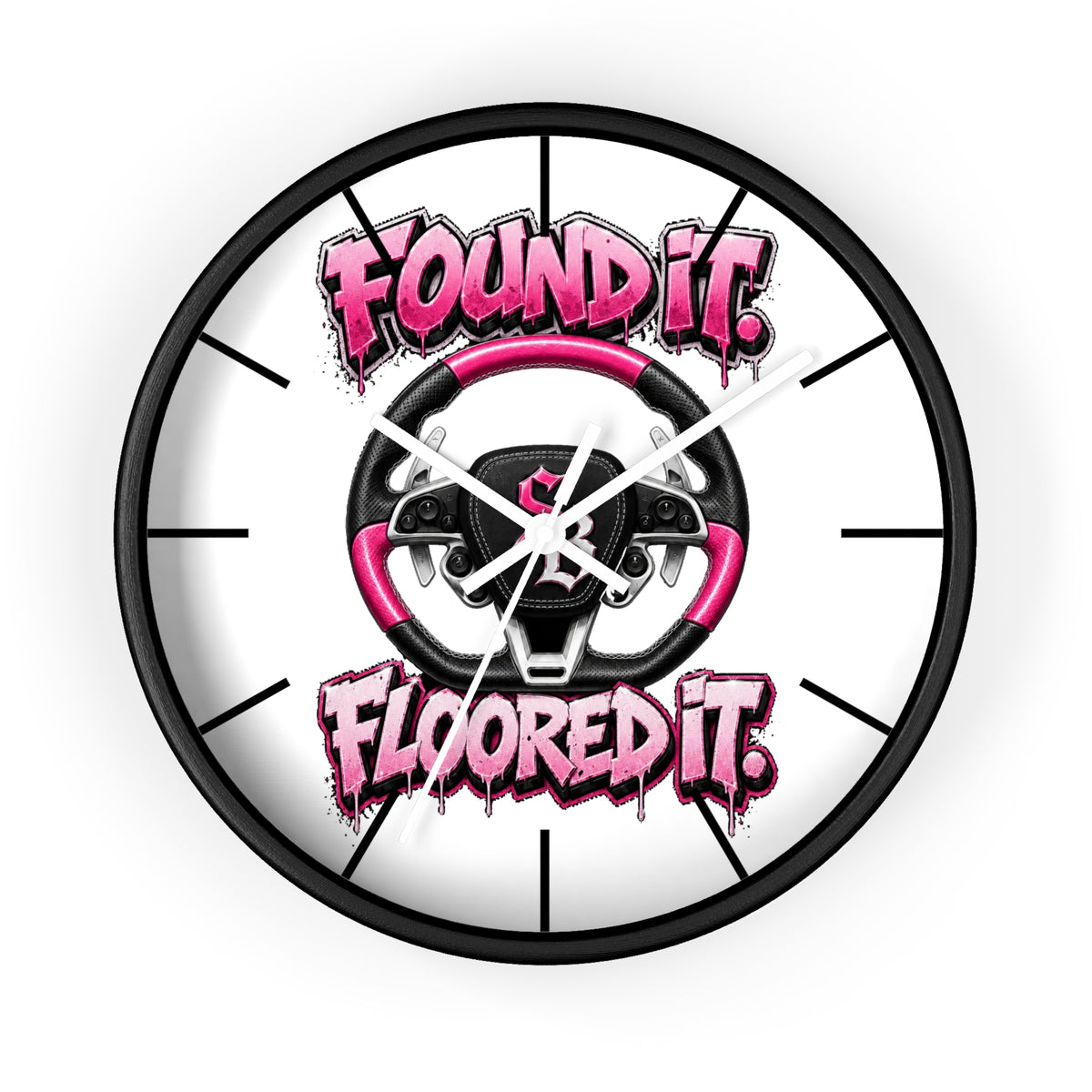 Wall Clock-PINK GTA-SCUMMIEBEARZ™️