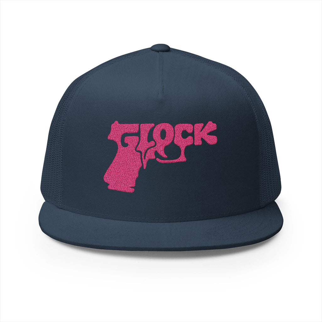5 Panel Trucker Cap-PINK GLOCK LOGO-SCUMMIEBEARZ™️