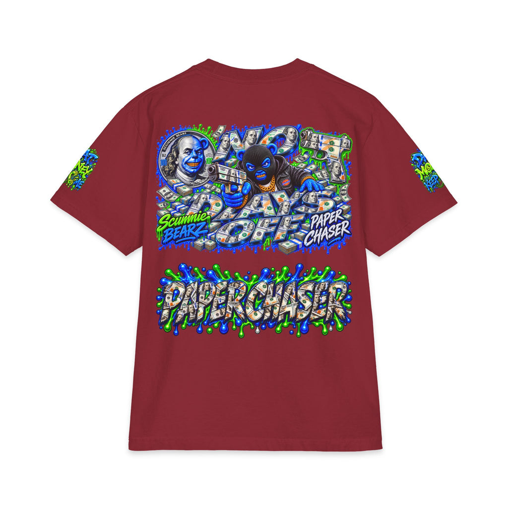 No Days Off Green Remix | SCUMMIEBEARZ™ Shaka Wear Heavyweight Tee