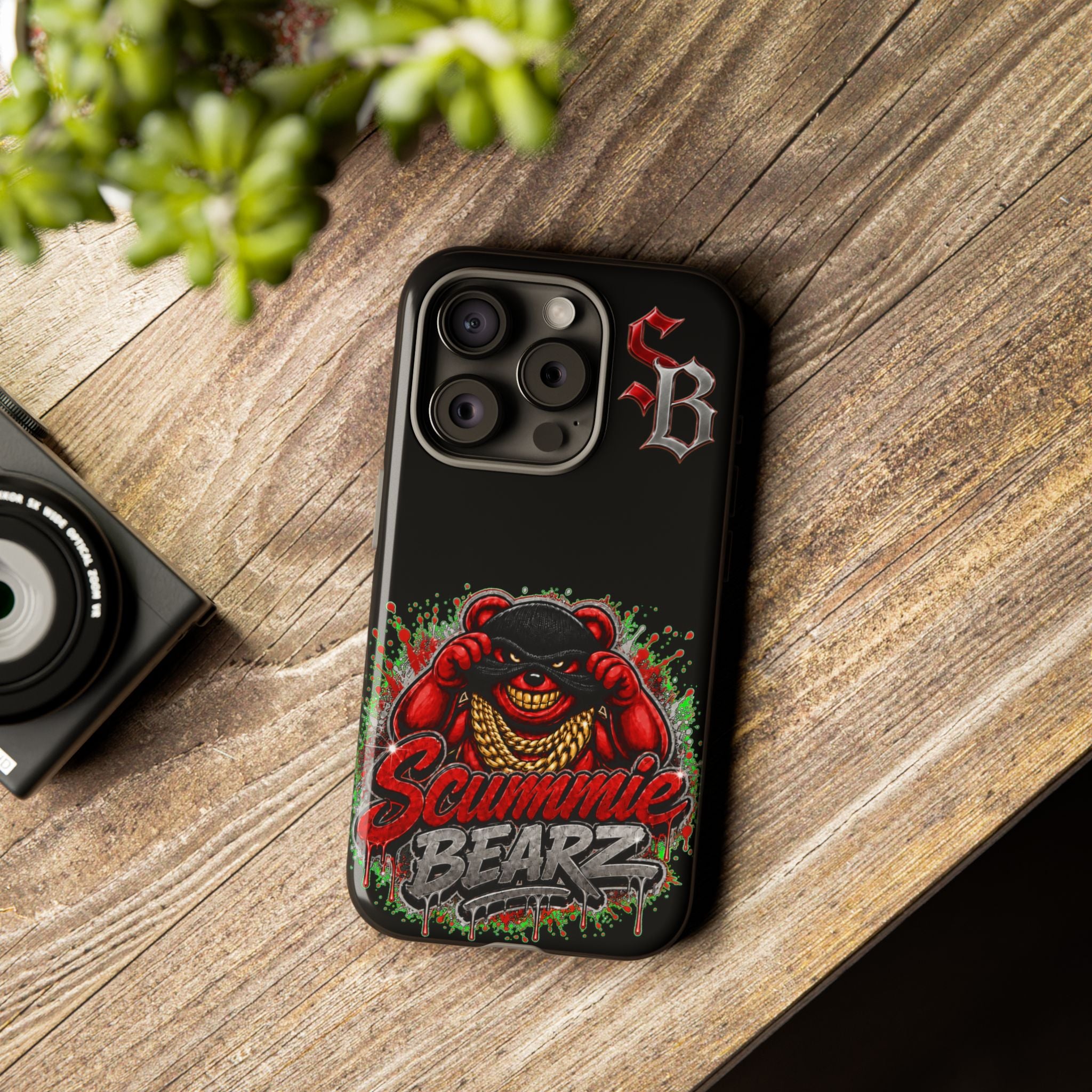 SCUMMIEBEARZ ♦️RED LOGO♦️ Tough Cases