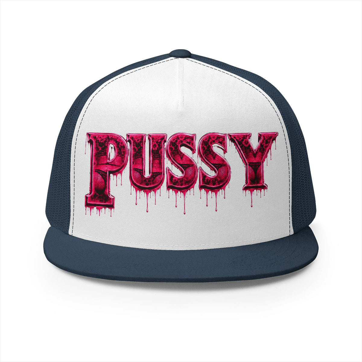 5 Panel Trucker Cap-PINK PU$$Y-SCUMMIEBEARZ™