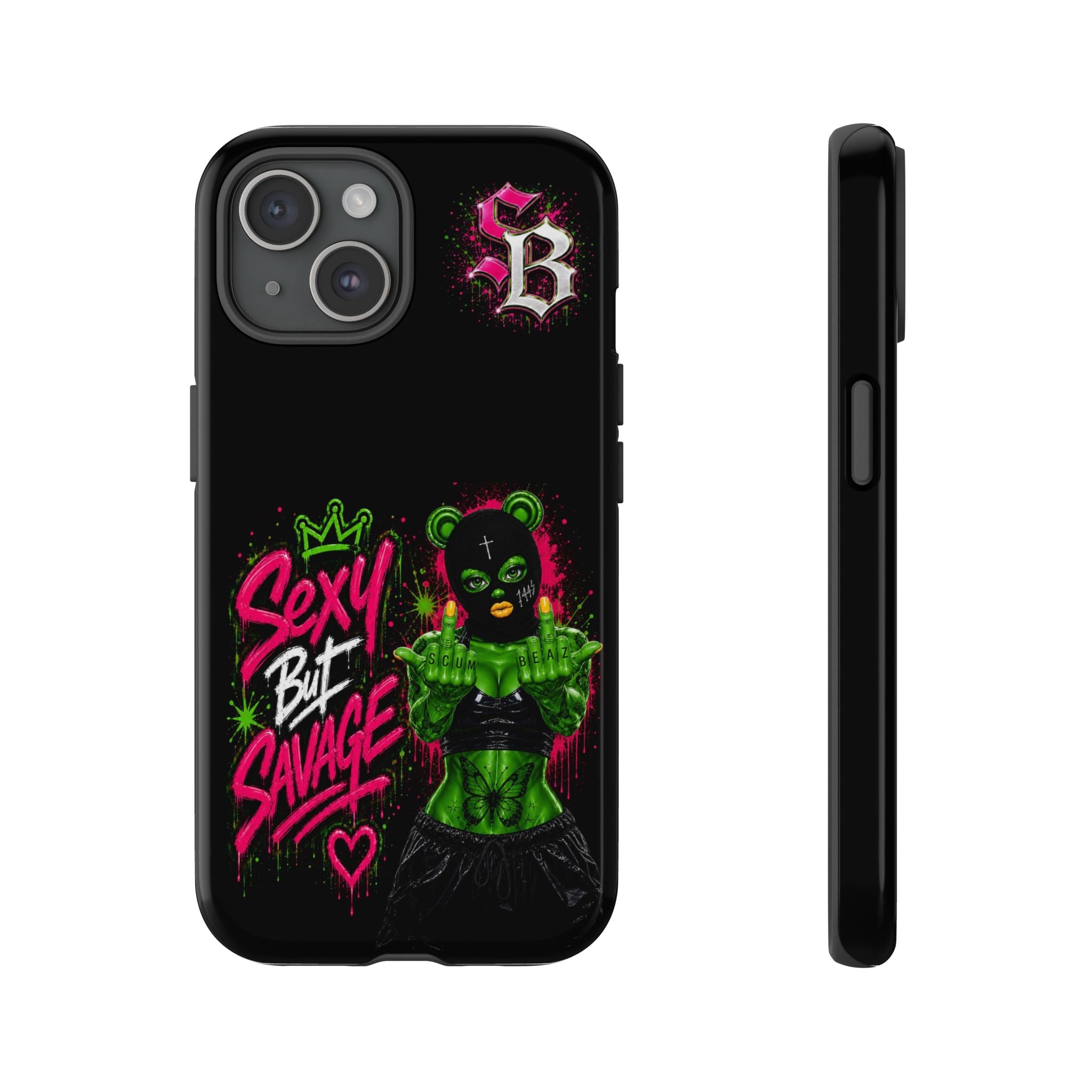 SCUMMIEBEARZ Sexy But Savage Green Remix Tough Cases