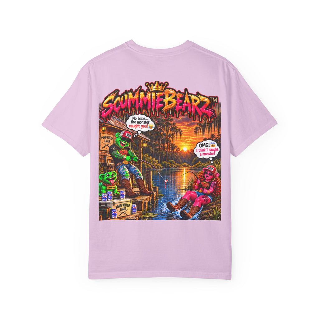 Unisex Garment-Dyed T-shirt-BABE I THINK I GOT A MONSTER-SCUMMIEBEARZ™️