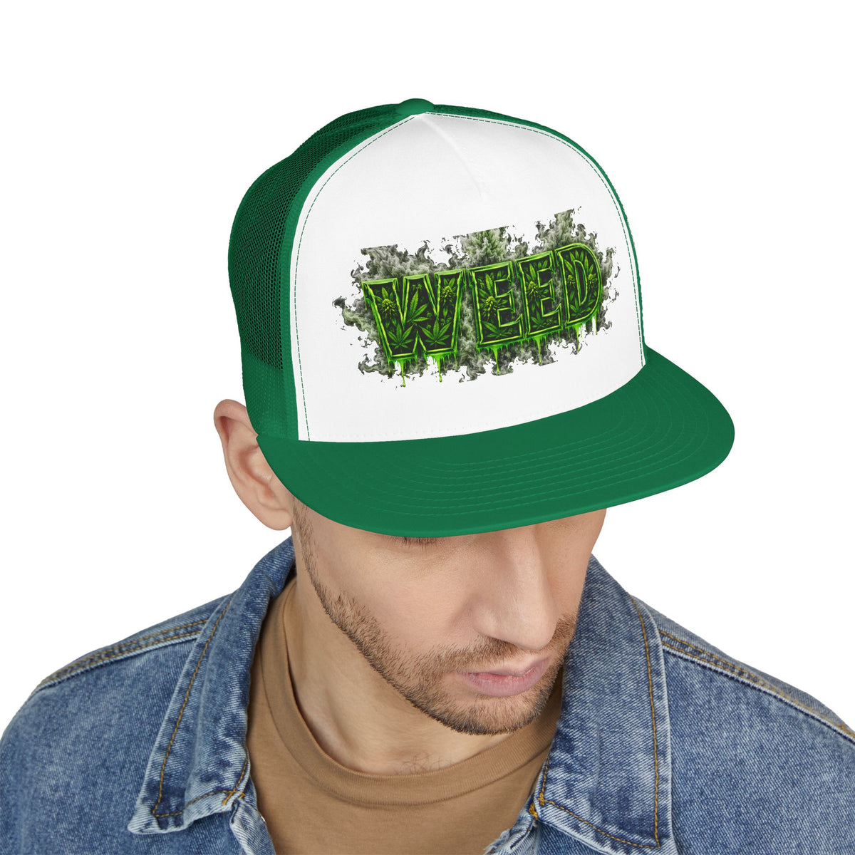 5 Panel Trucker CAP-WEED -SCUMMIEBEARZ™