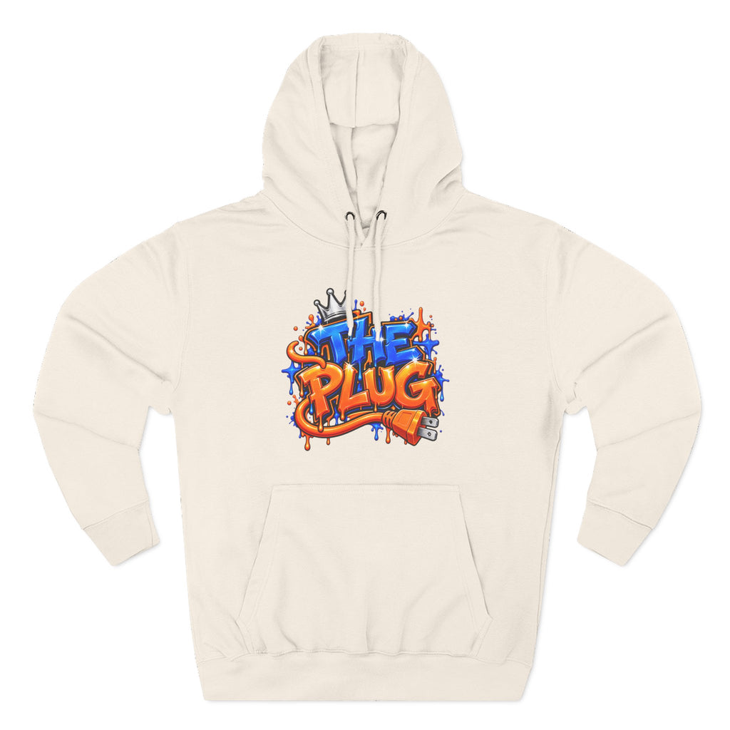 Three-Panel Fleece Hoodie-THE PLUG-SCUMMIEBEARZ™️