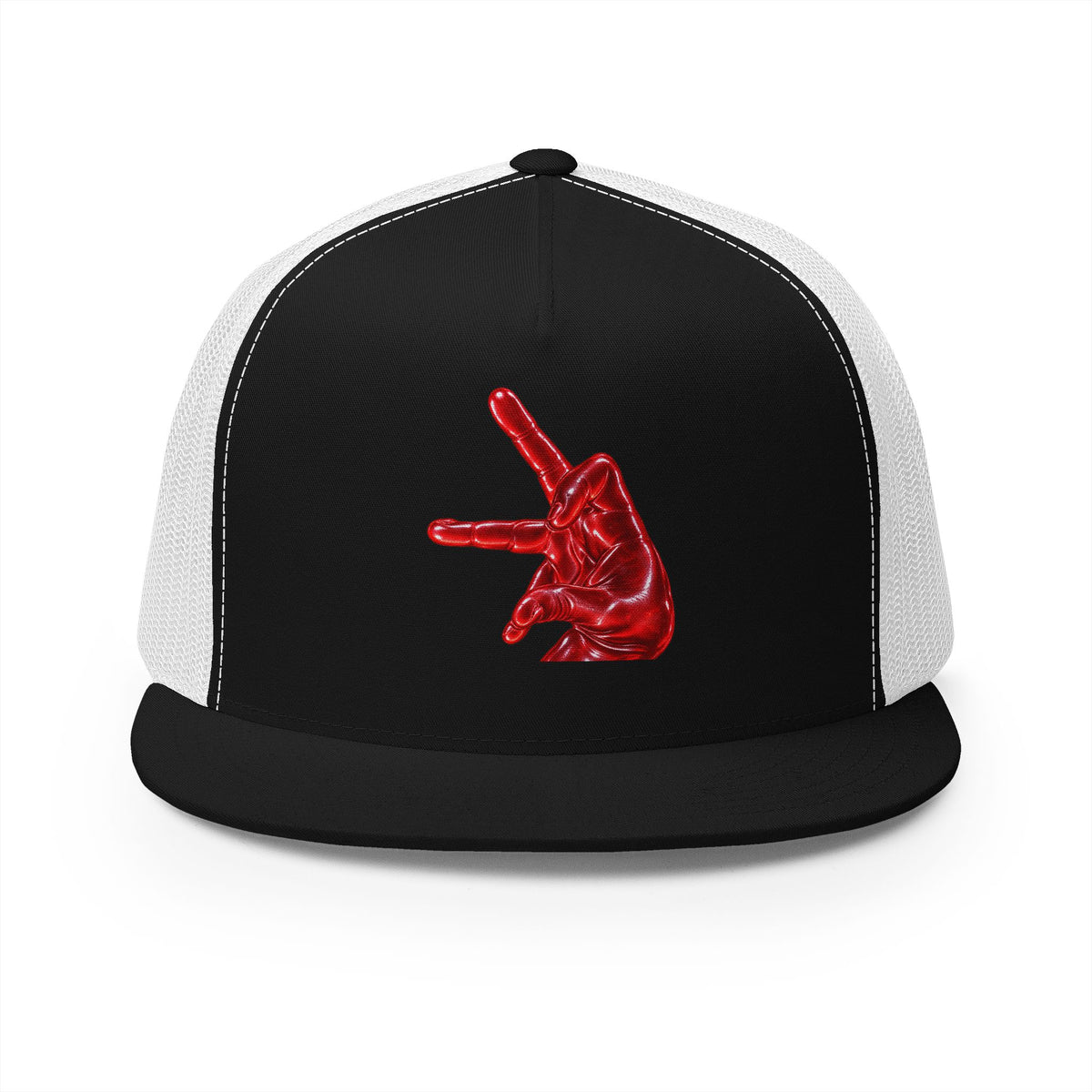 5 Panel Trucker Cap-BLOOD MONEY, HAND LOGO-SCUMMIEBEARZ™️