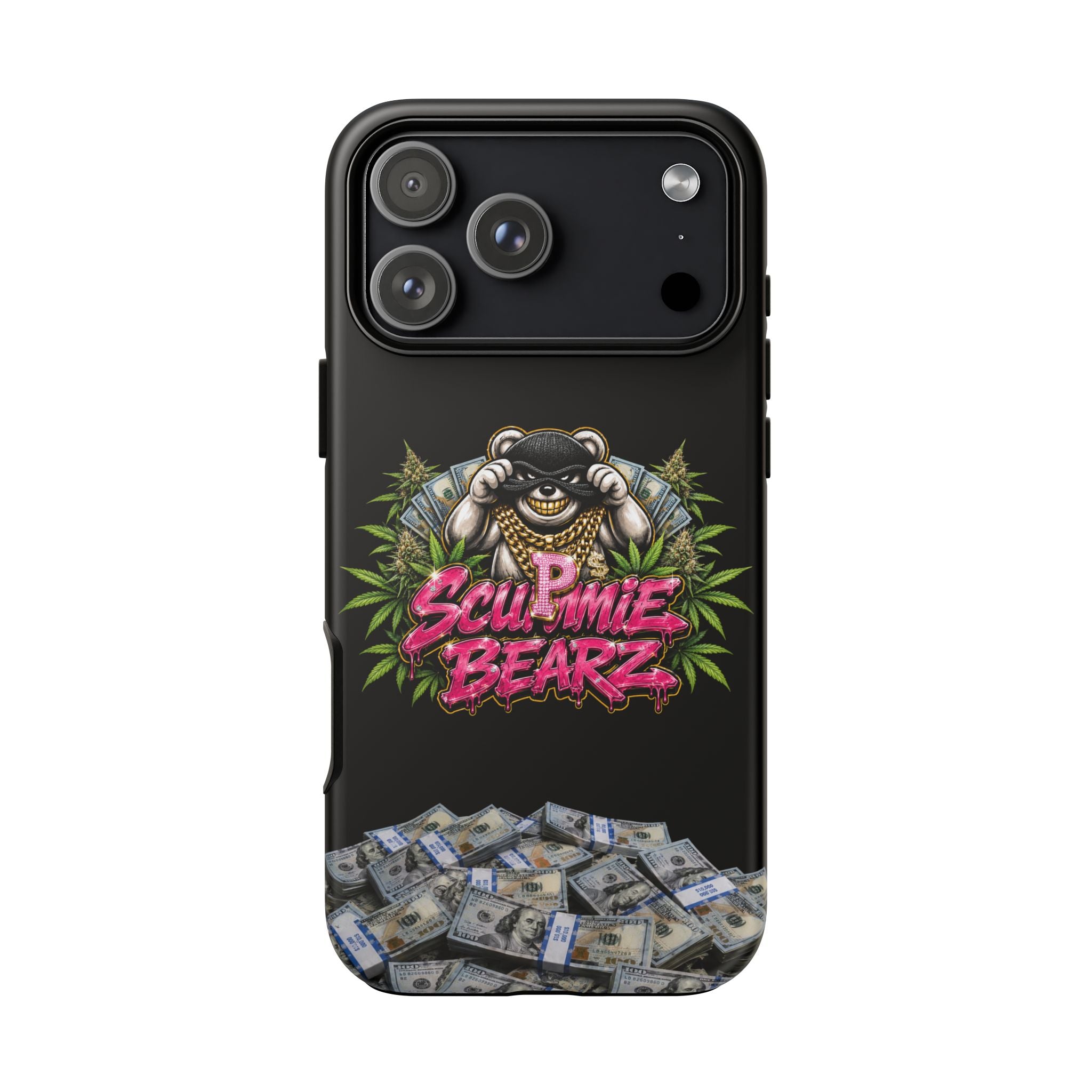 SCUMMIEBEARZ P.M.W. (P***y Money Weed) Logo Tough Cases
