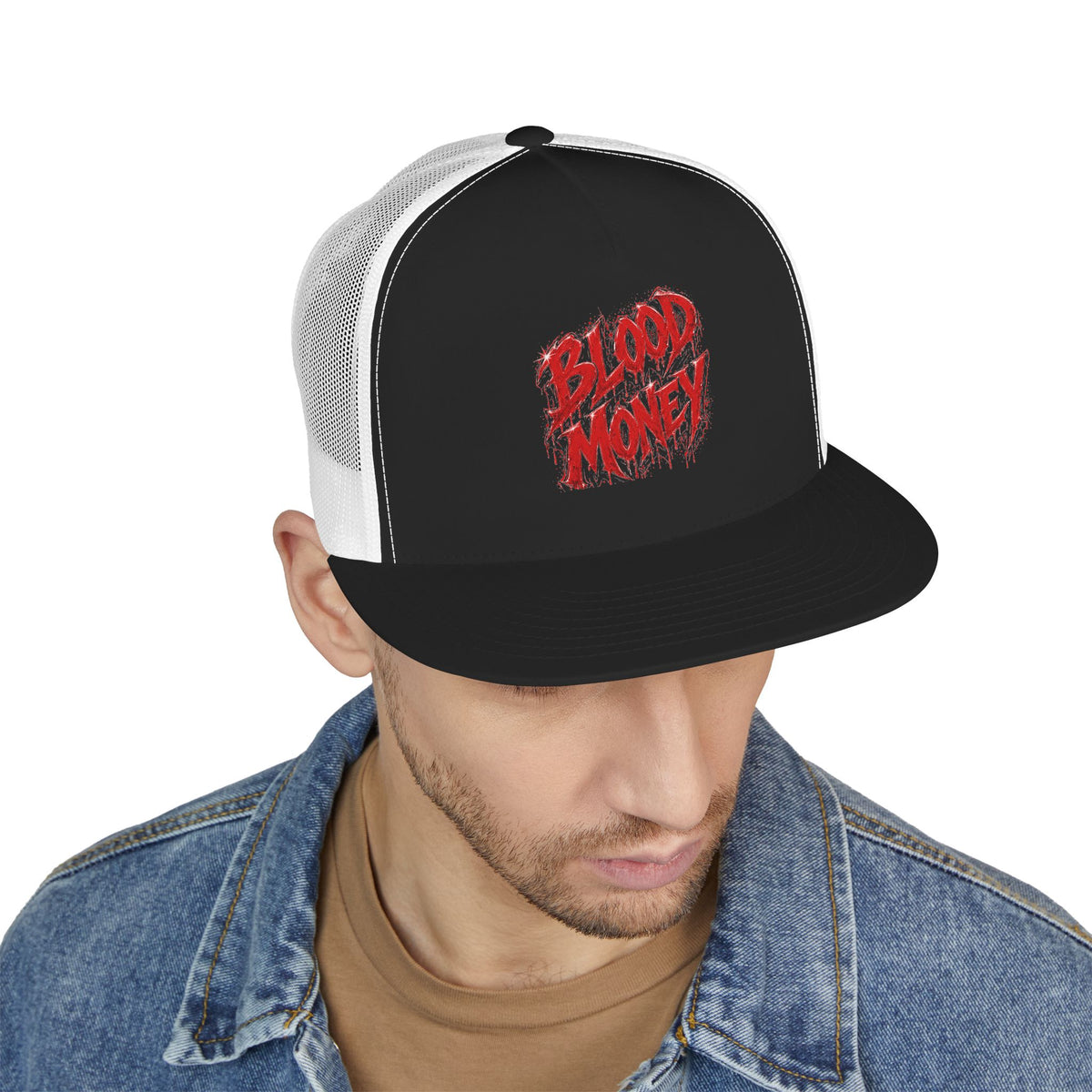 5 Panel Trucker Cap-BLOOD MONEY-SCUMMIEBEARZ™