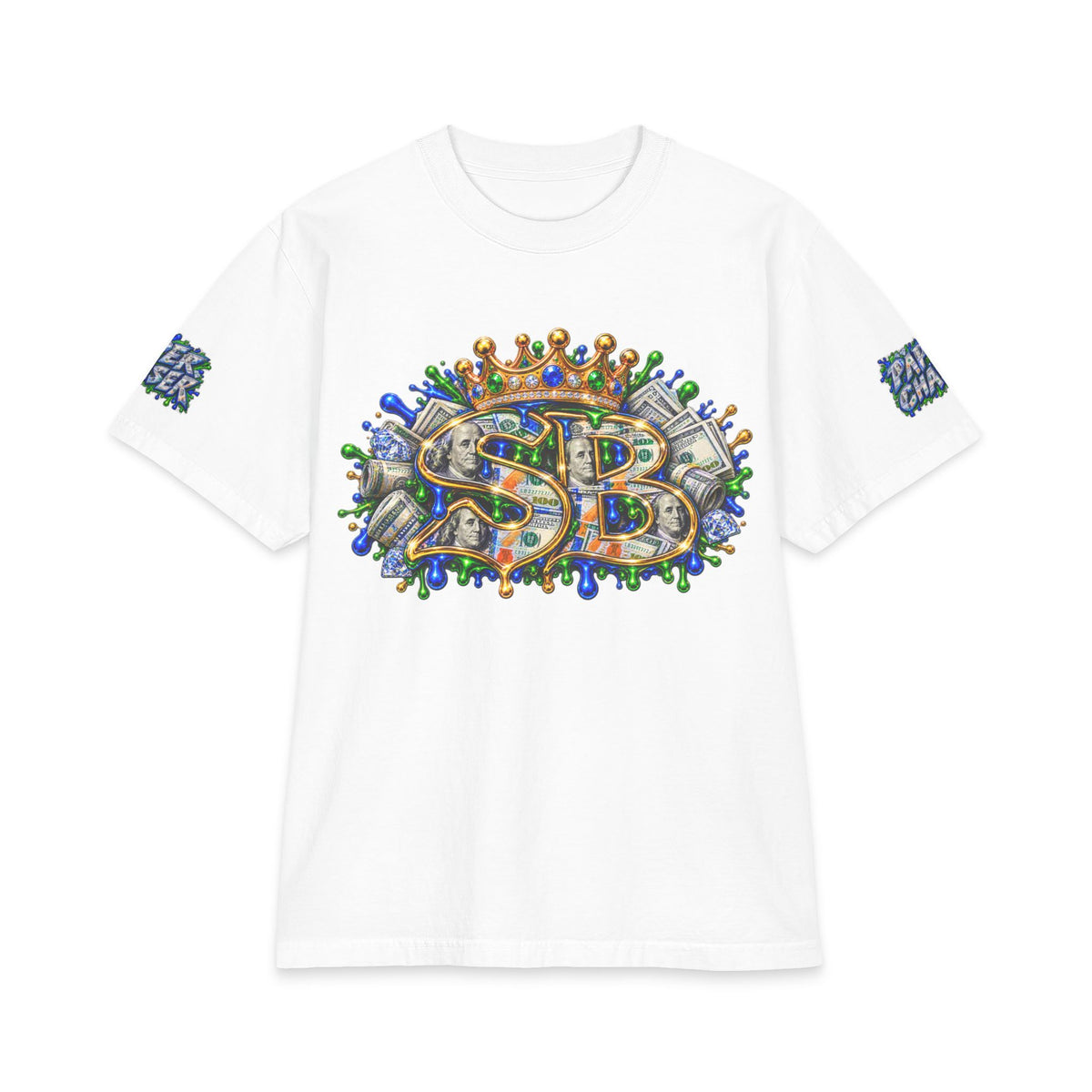 Sb Logo Paperchaser Masked Crown | SCUMMIEBEARZ™ Shaka Wear Heavyweight Tee