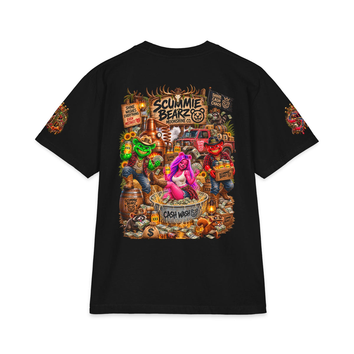 Shine Washes Everything | SCUMMIEBEARZ™ Shaka Wear Heavyweight Tee