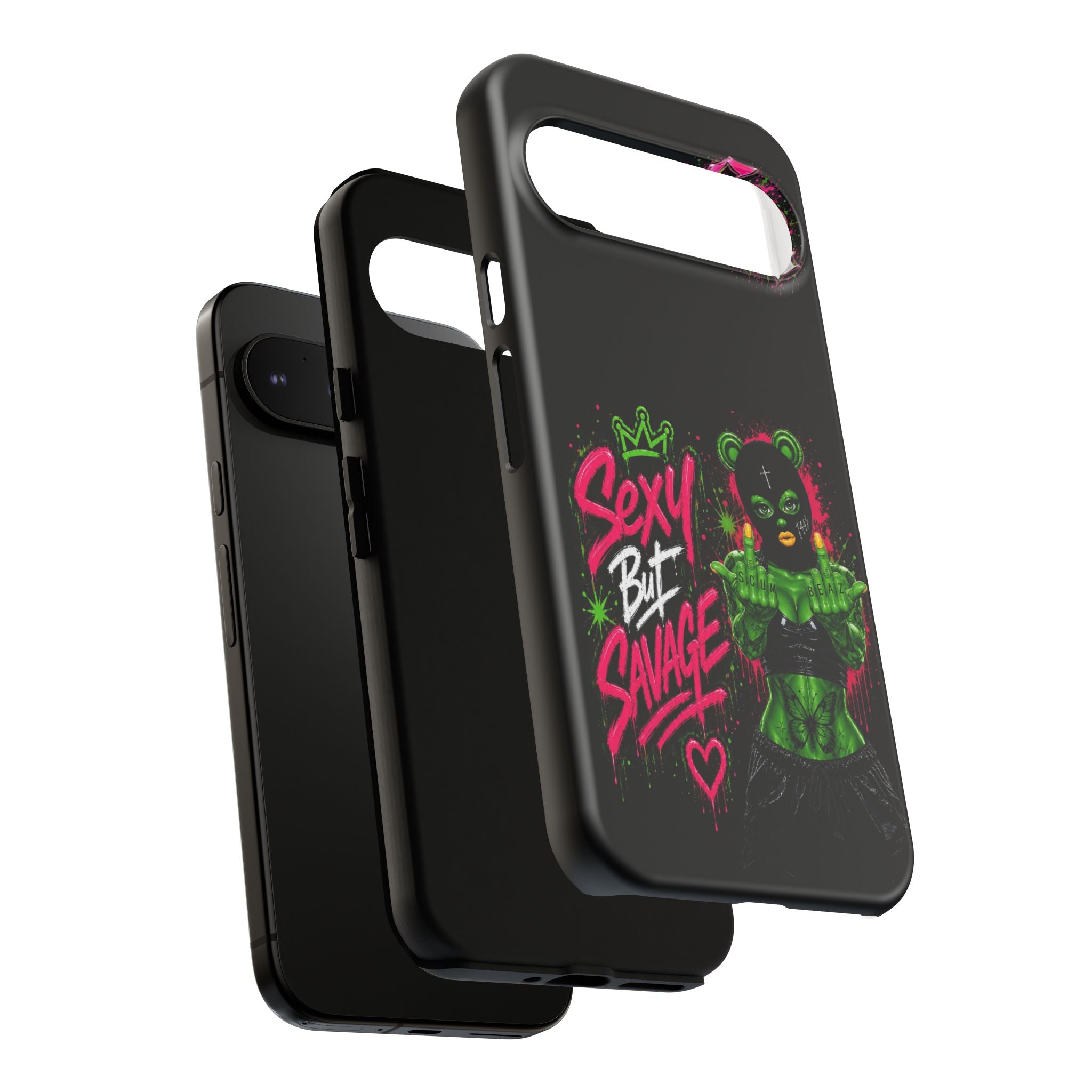 SCUMMIEBEARZ Sexy But Savage Green Remix Tough Cases
