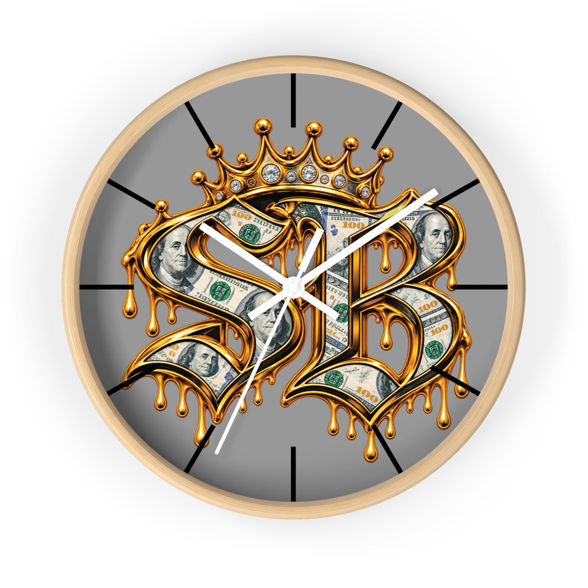 Wall Clock-MONEY SB LOGO-SCUMMIEBEARZ™️