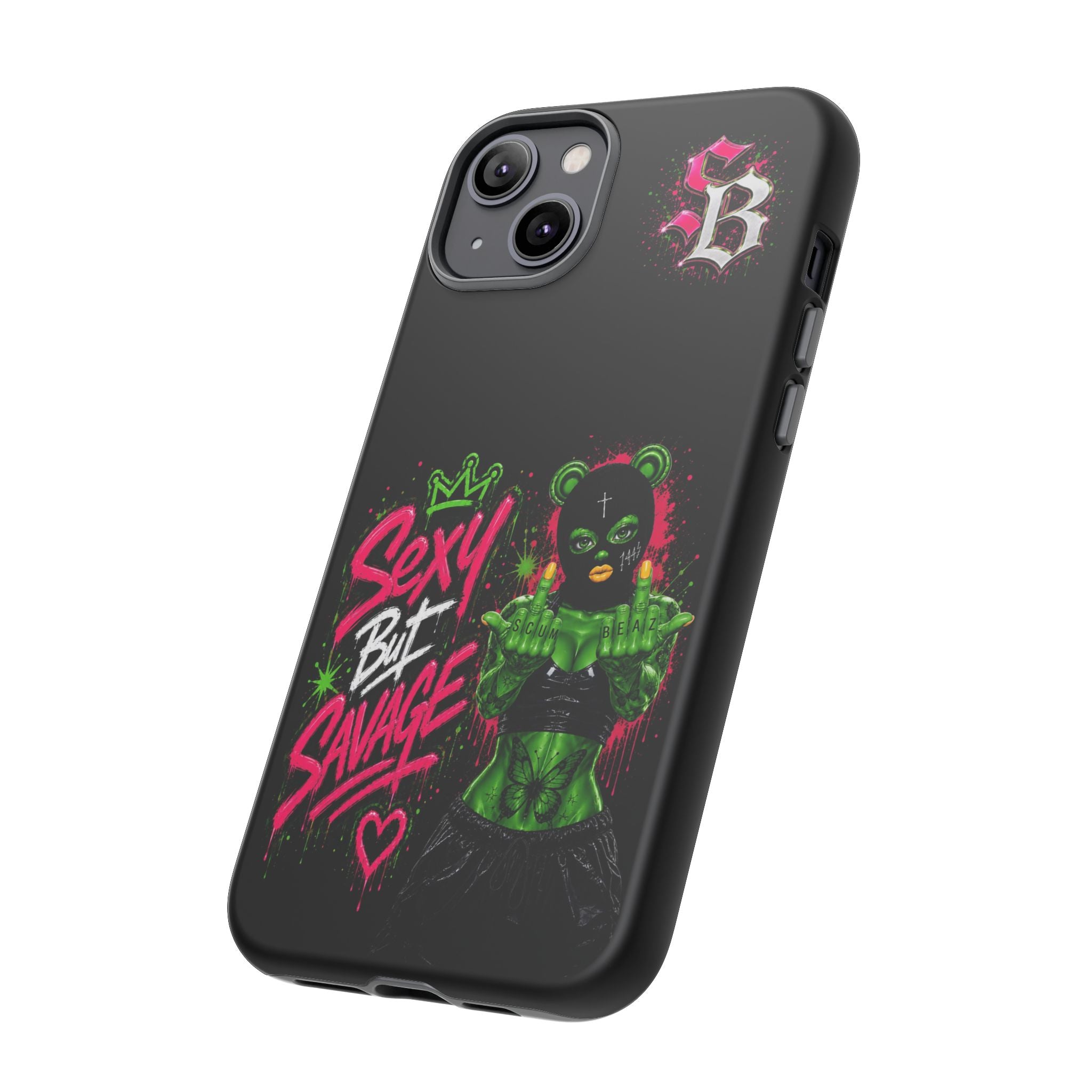 SCUMMIEBEARZ Sexy But Savage Green Remix Tough Cases