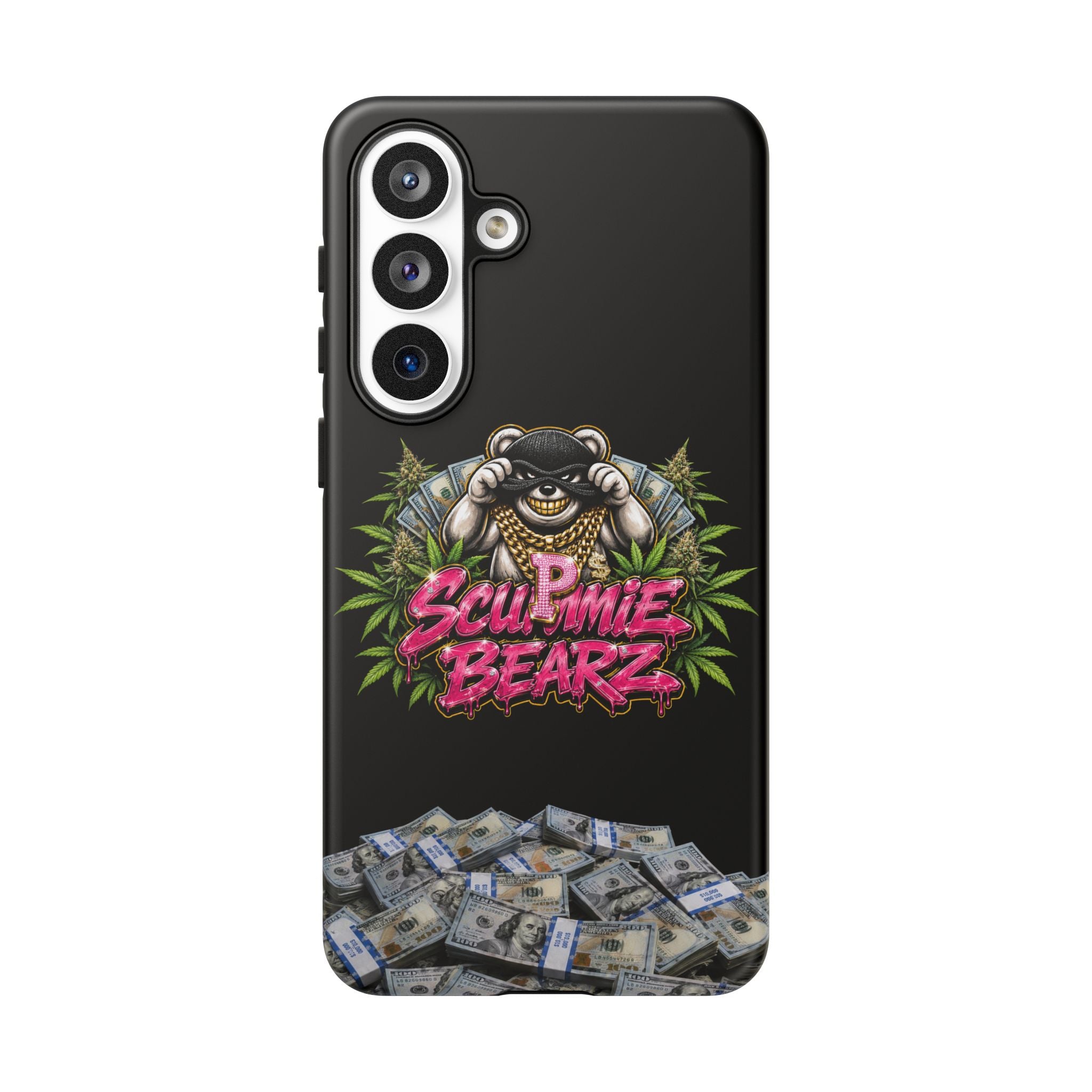SCUMMIEBEARZ P.M.W. (P***y Money Weed) Logo Tough Cases