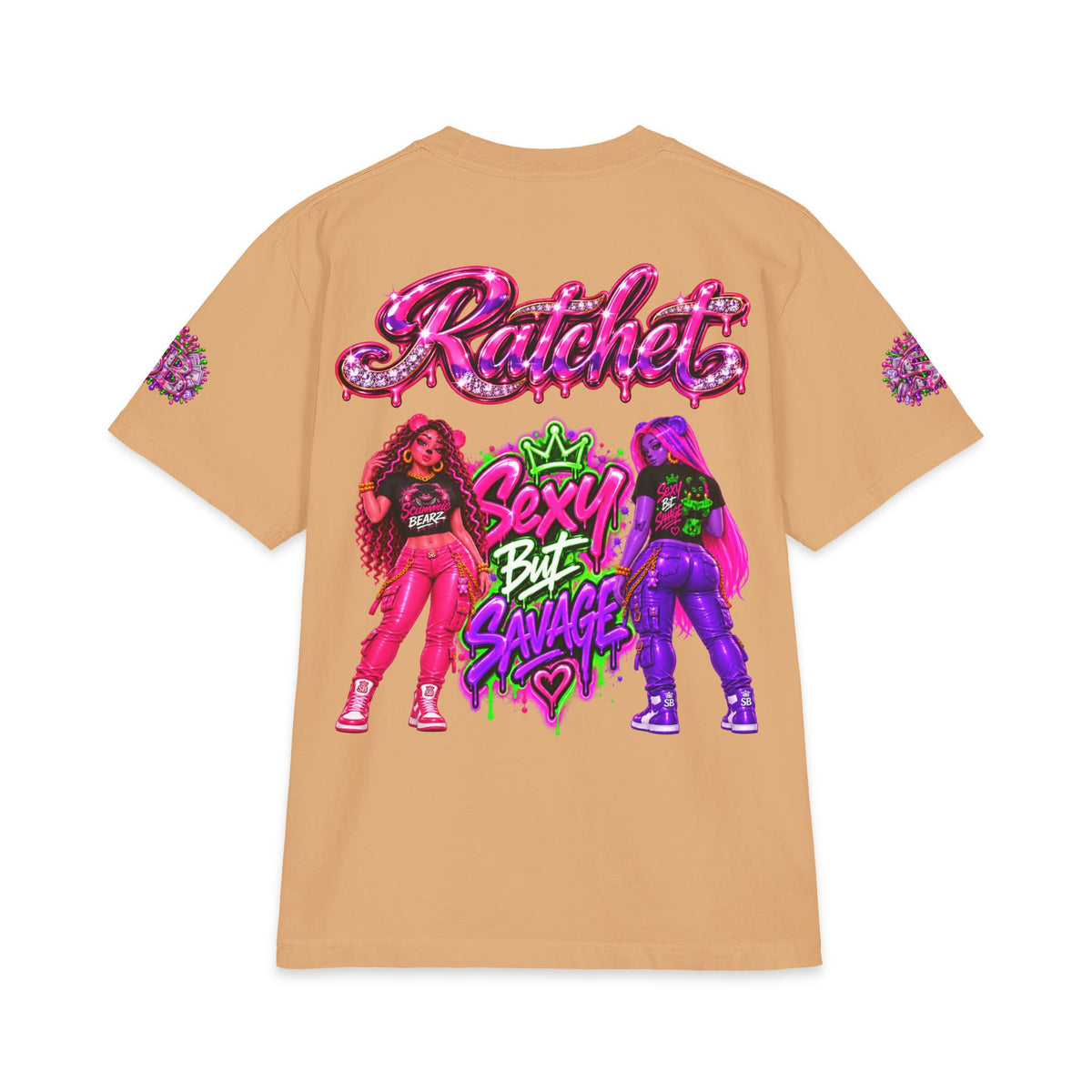 Ratchet Royalty | SCUMMIEBEARZ™ Shaka Wear Heavyweight Tee