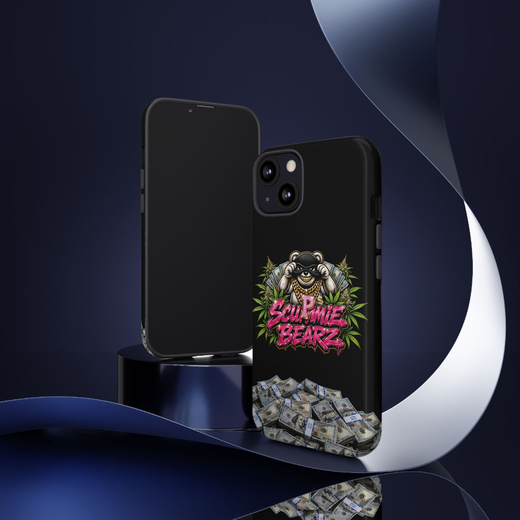 SCUMMIEBEARZ P.M.W. (P***y Money Weed) Logo Tough Cases