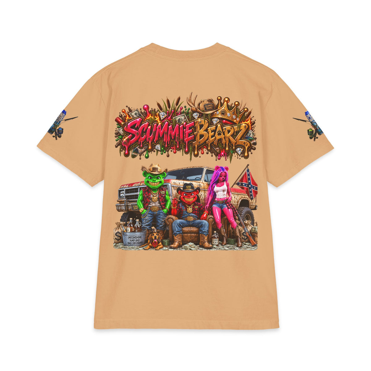 Unisex Max Heavyweight Short Sleeve-REBEL FORD-SCUMMIEBEARZ™️