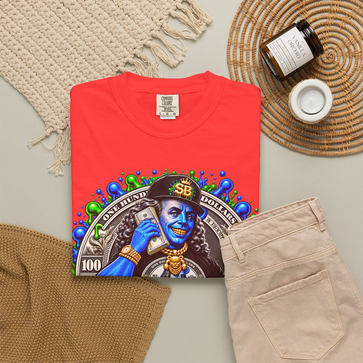 Comfort color 1717- "Paper Chaser" Graphic T-Shirt wha-SCUMMIEBEARZ™️