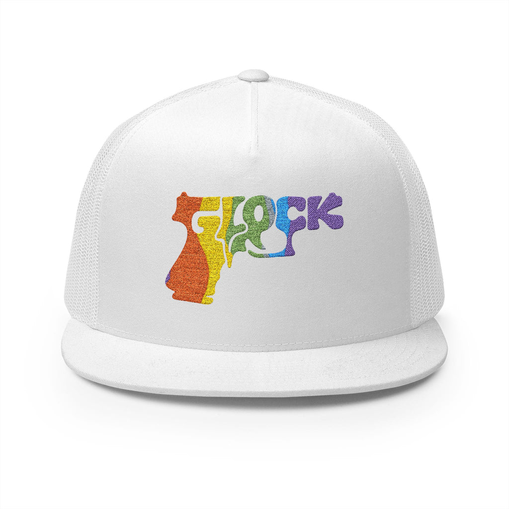 5 Panel Trucker Cap-RAINBOW GLOCK LOGO-SCUMMIEBEARZ™️
