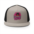 5 Panel Trucker Cap- PINK/SILVER MASK LOGO-SCUMMIEBEARZ™