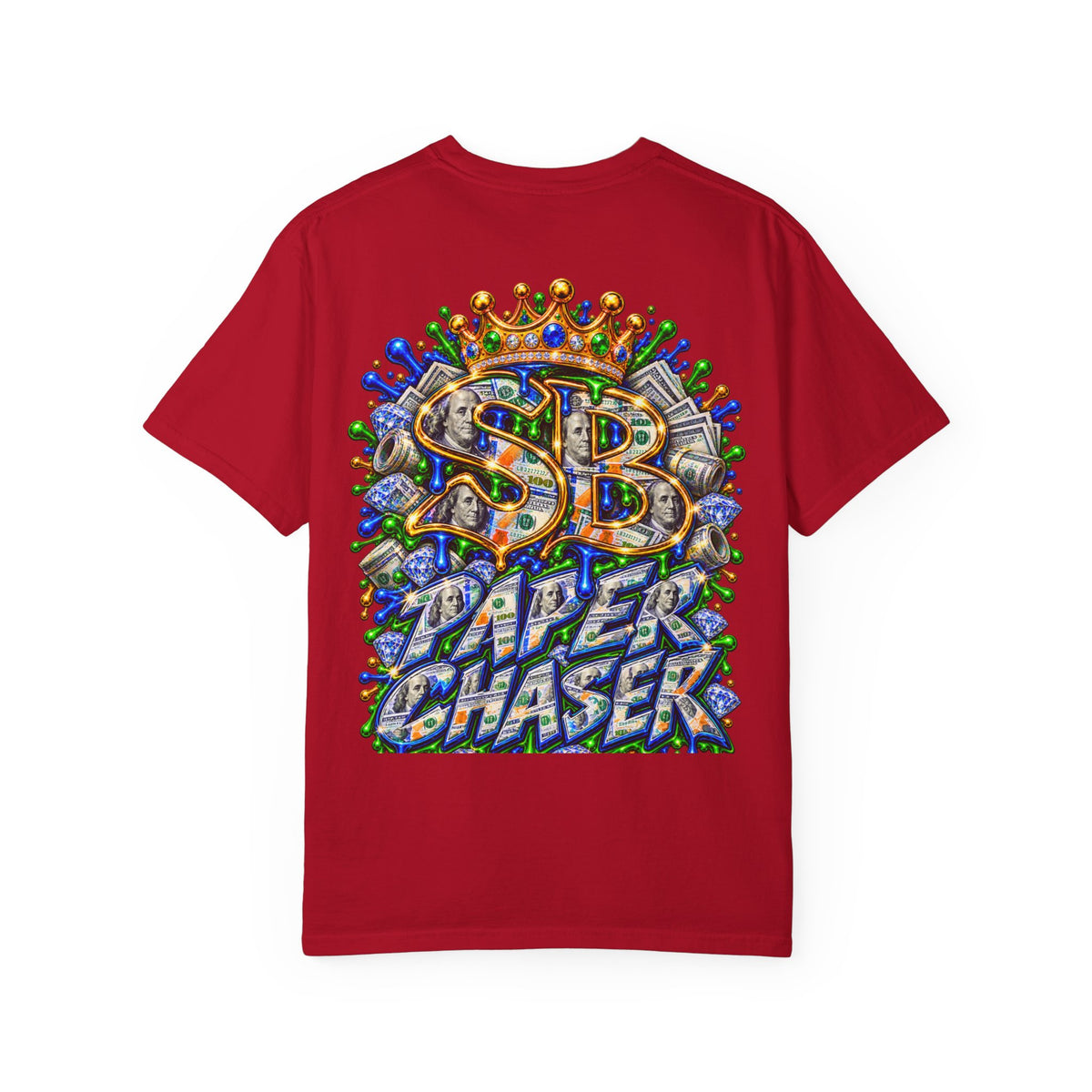 Comfort color 1717- "Paper Chaser" Graphic T-Shirt wha-SCUMMIEBEARZ™️