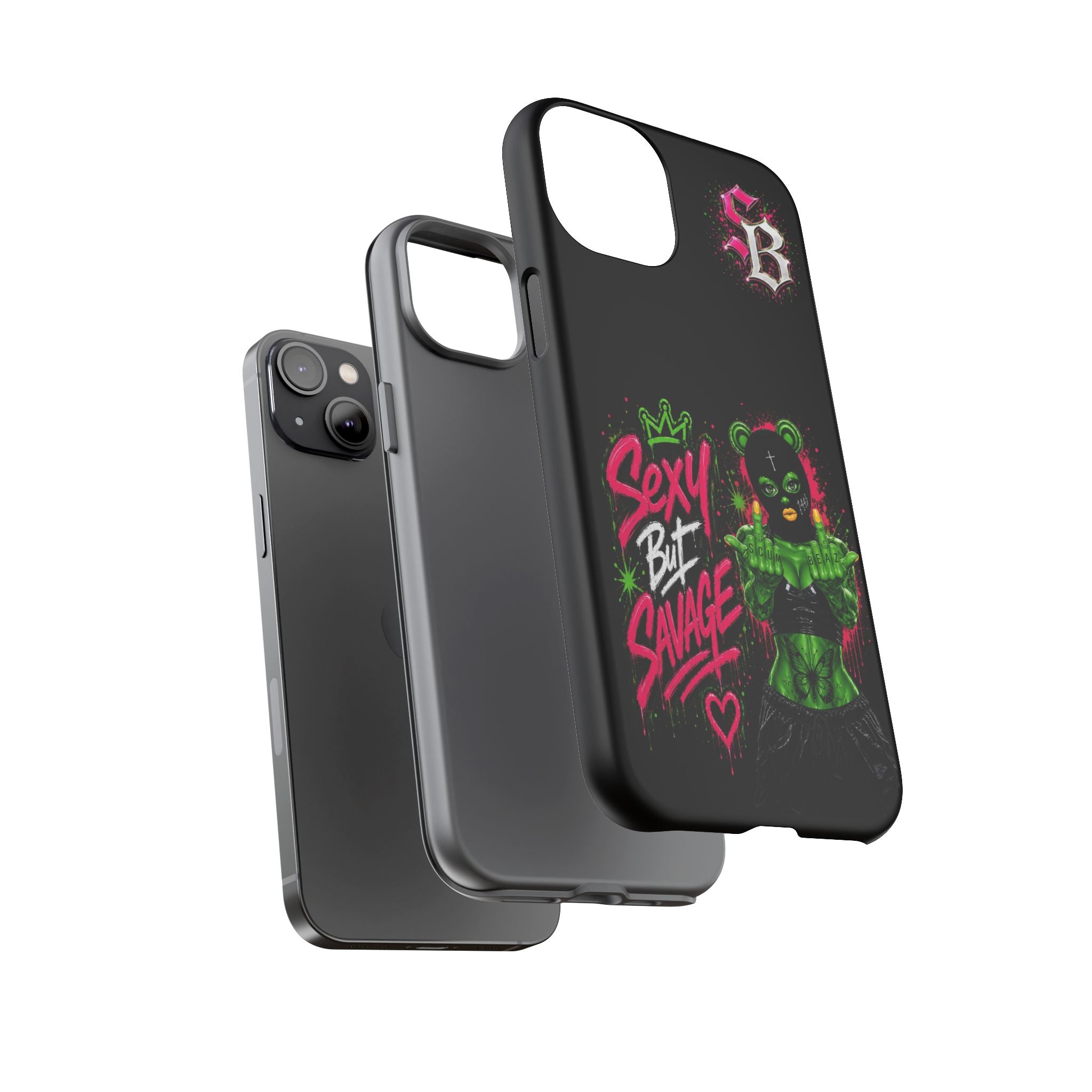SCUMMIEBEARZ Sexy But Savage Green Remix Tough Cases