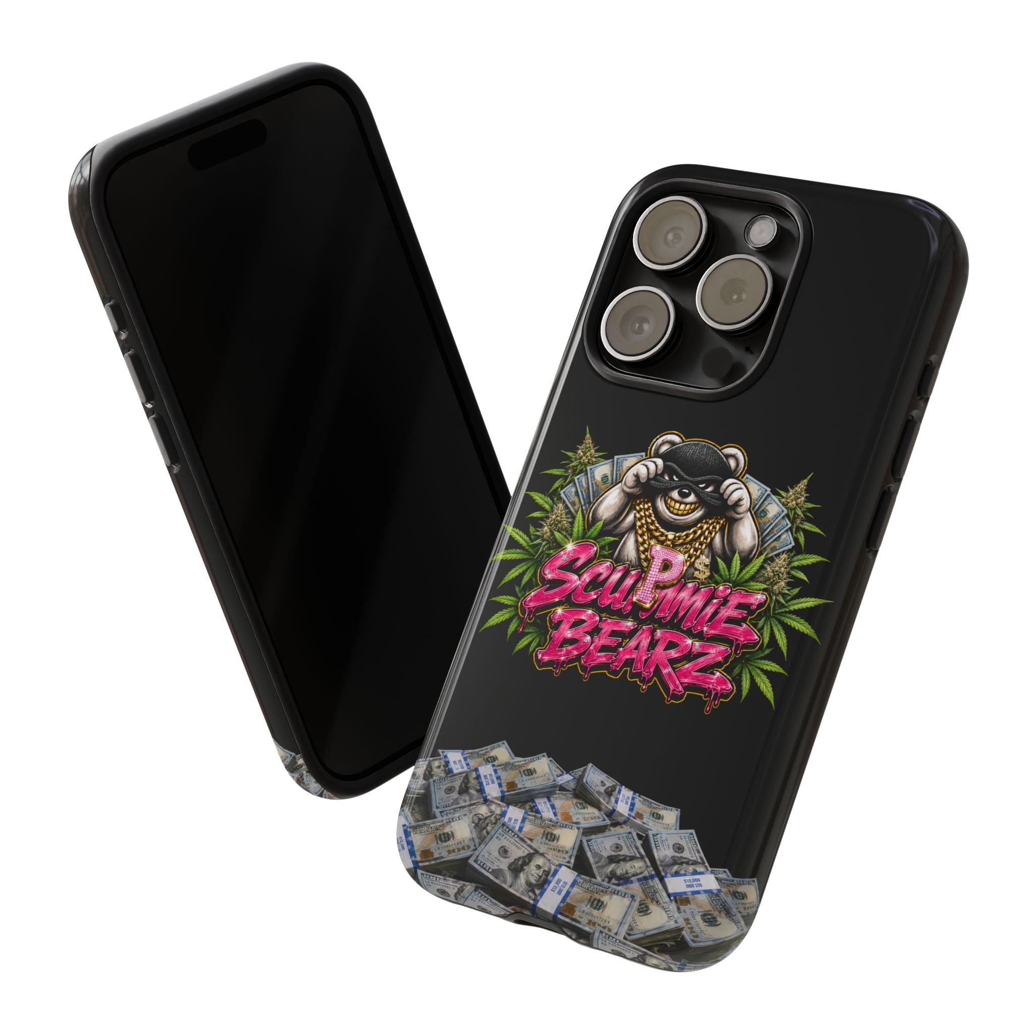 SCUMMIEBEARZ P.M.W. (P***y Money Weed) Logo Tough Cases